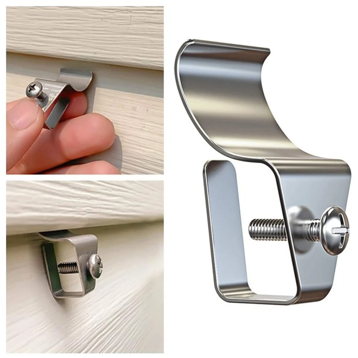 Vinyl siding hangers