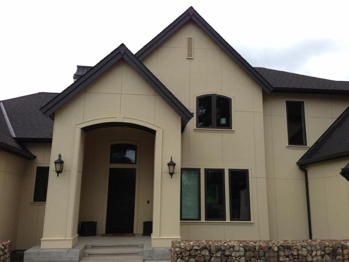 Hardie stucco panel