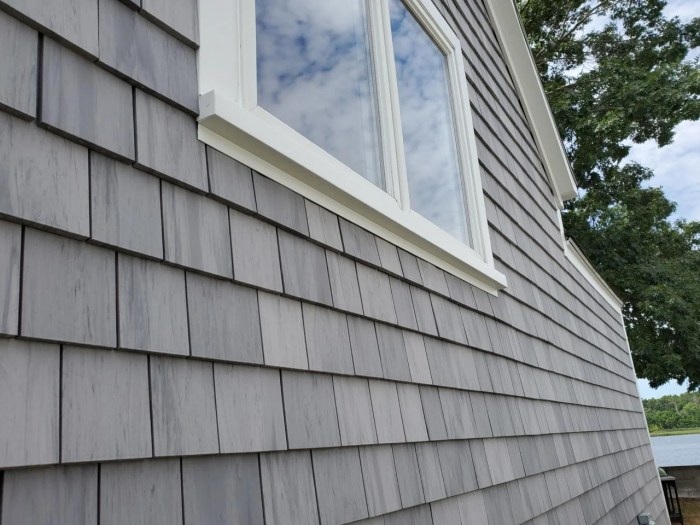 Cedar impressions siding