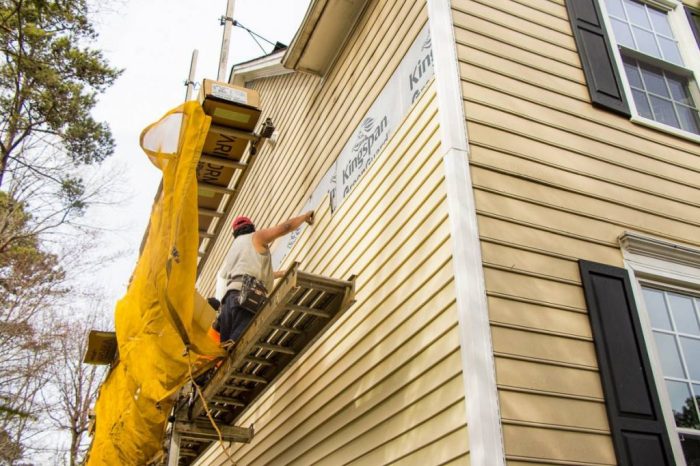 Masonite siding replacement