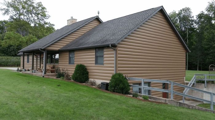 Siding wood faux log steel vs trulog fiber board options cement hardie right selection making vinyl trulogsiding