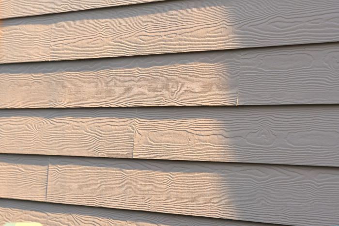 Fiberboard siding