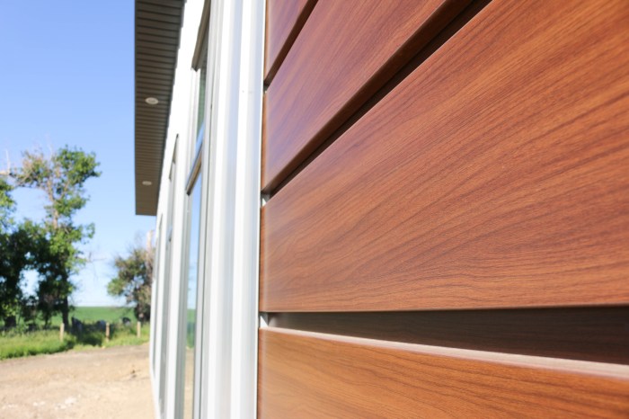 Metal panel siding