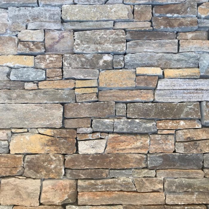 Exterior rock siding