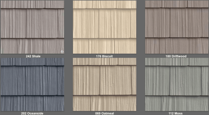 Composite shake siding