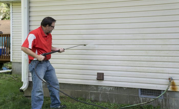 Siding power vinyl wash pressure washer