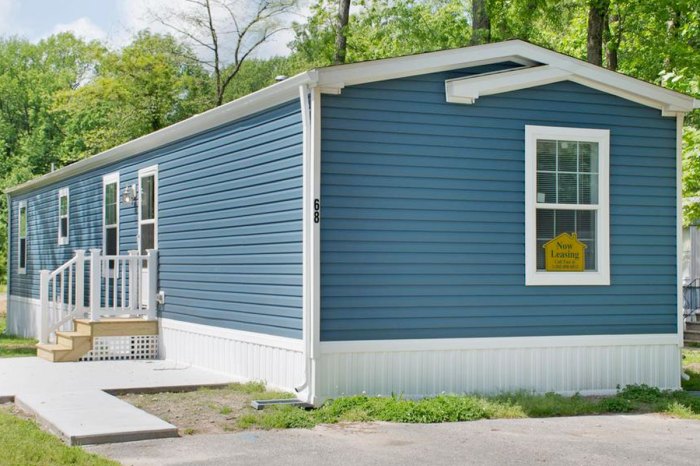 Manufactured home siding