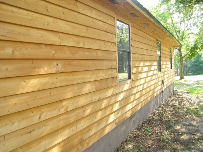 Siding wood lap types options