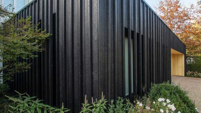 Siding charred cedar sugi shou exterior paneling warren cladding custom