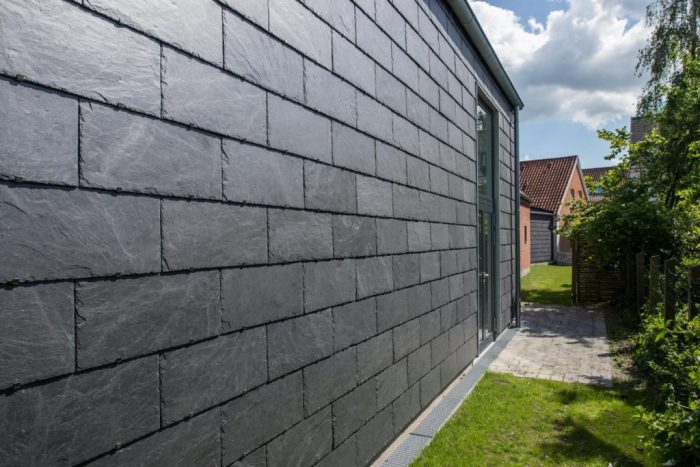 Slate siding