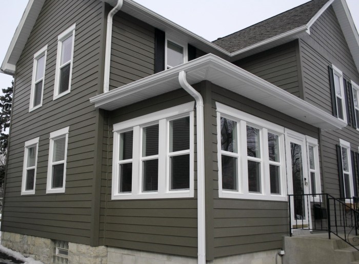 Fiber board siding