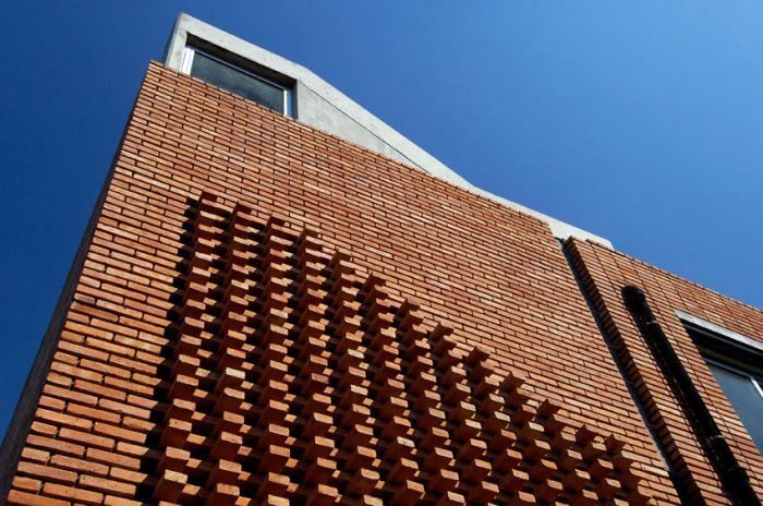 Brick veneer exterior