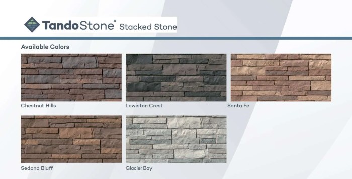 Tando stone siding