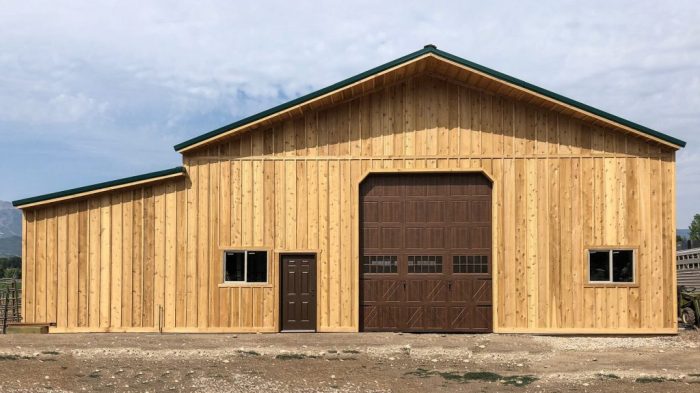 Pole barn siding