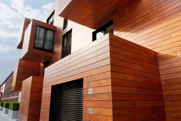 Wood siding for homes